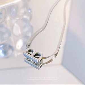 B word 925 silber necklace 38+5 cm